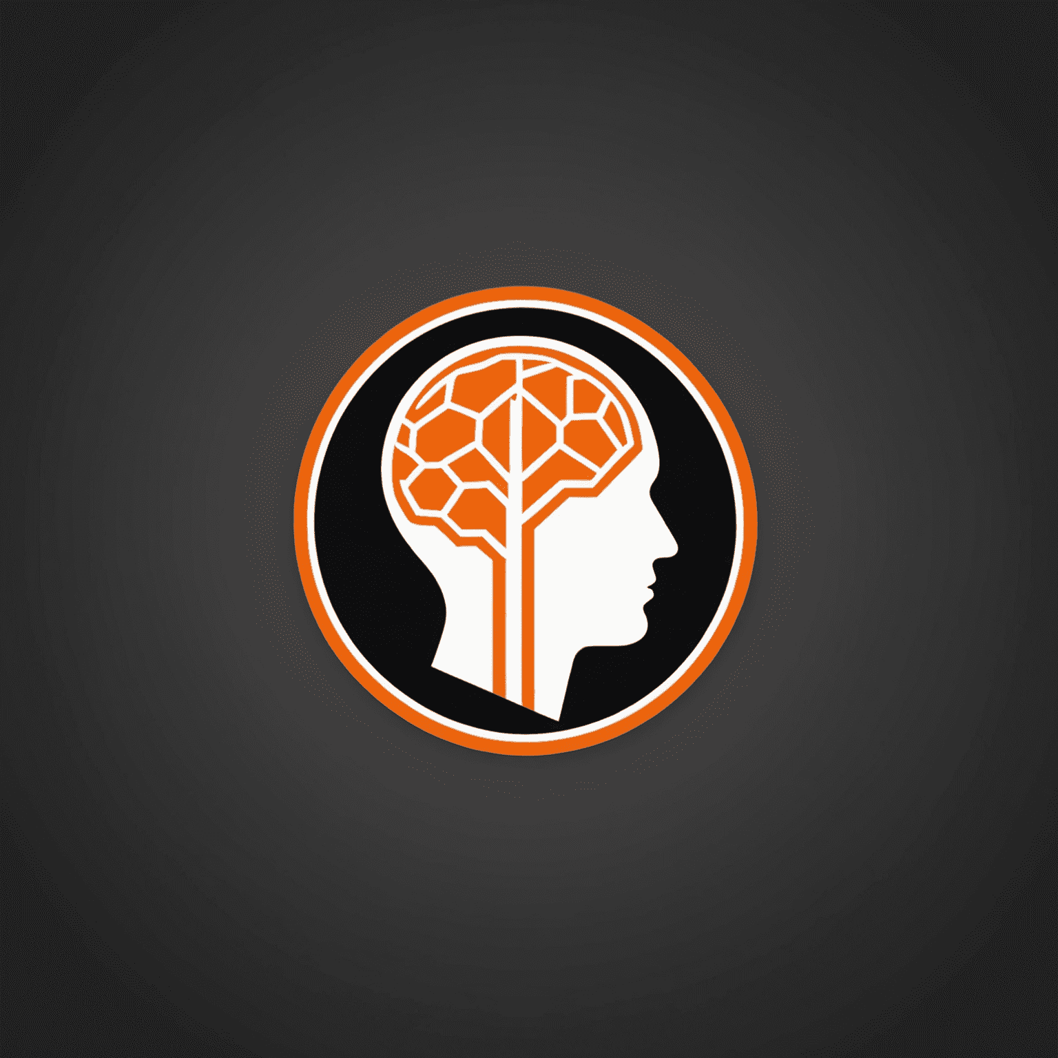 MzansiMinds logo in orange and white, featuring a stylized icon representing innovation and consulting